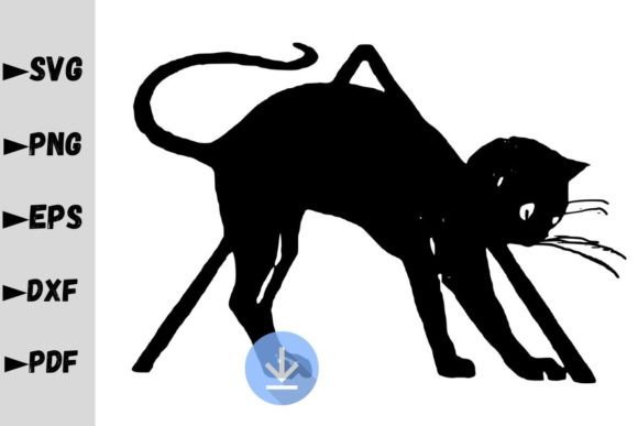 A Letter Monogram, Black Cat Monogram