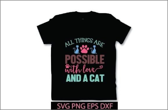 All I Need is Coffee and My Cat SVG DES