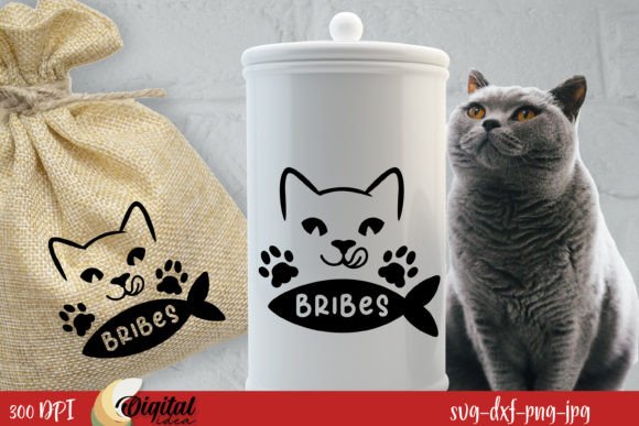 Cat Jar Treat SVG. Cat Treat Lover SVG