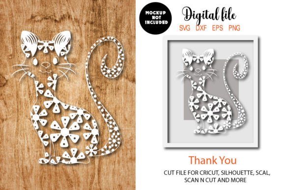 Cat Lover Paper Cut Designs