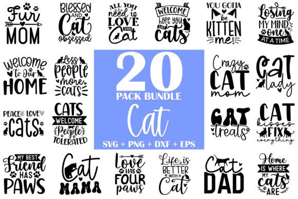 Cat SVG Bundle Cat Lover SVG Bundle