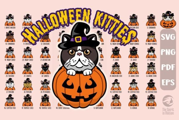Halloween Peeking Cat Sublimation SVG