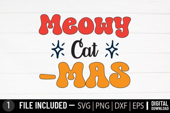 Meowy Cat-mas - Svg
