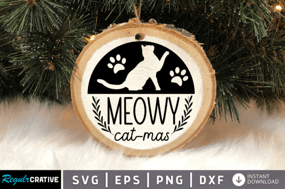 Meowy Cat-mas SVG Design