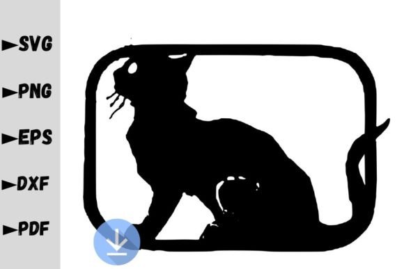 O Letter Monogram, Black Cat Monogram