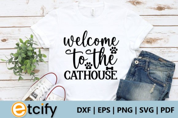 Welcome to the Cathouse Svg