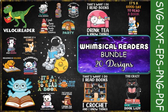 Whimsical Readers SVG Bundle Review